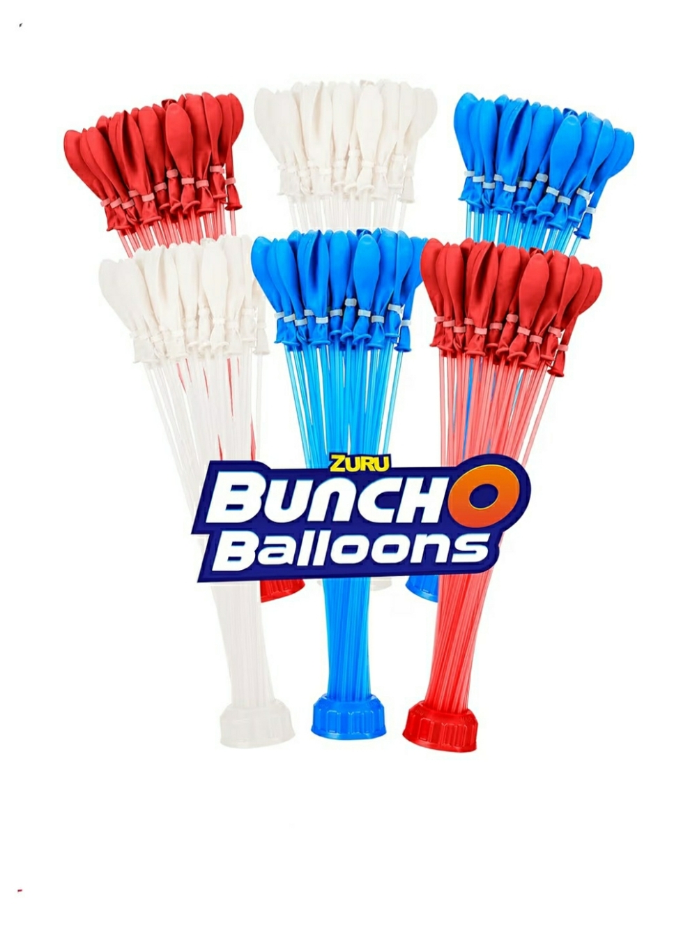 Zuru 130+ Bunch O Balloons Red, White, & Blue Water Balloons 2pk